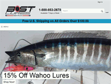 Tablet Screenshot of bostlures.com